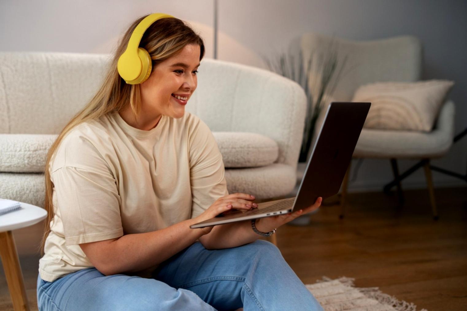 International student reviewing financial documents and banking information at desk